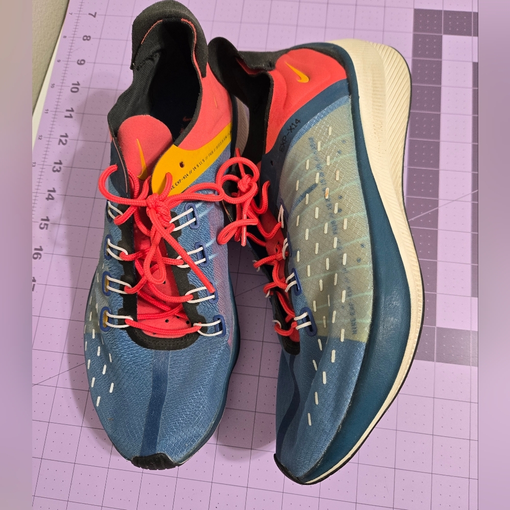 Nike EXP-X14 'Blue Force' running shoe Mens Size 10